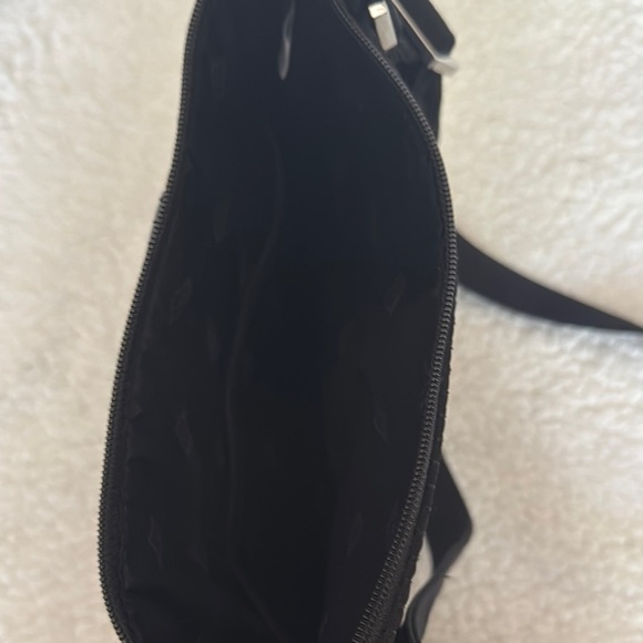 Vera Bradley Black, Light Blue and Gray Cloth Crossbody Bag - Picture 4 of 4